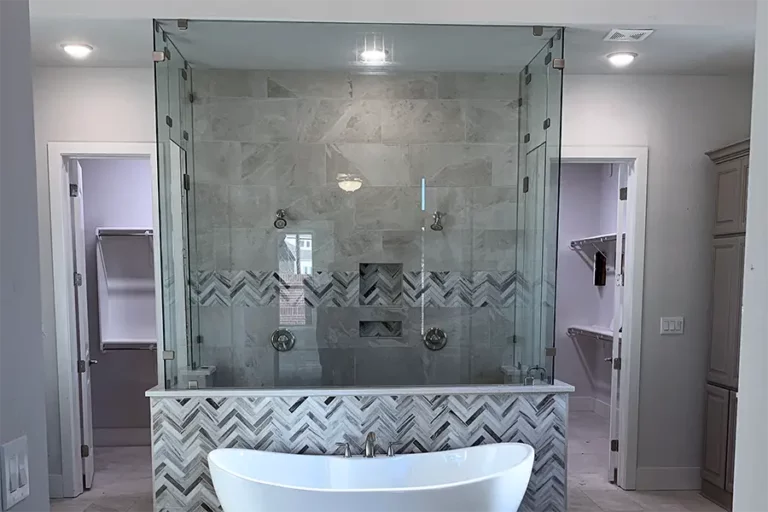 custom shower glass | Houston Glass Company