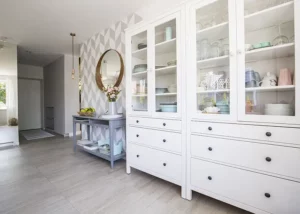 glass cabinet, 